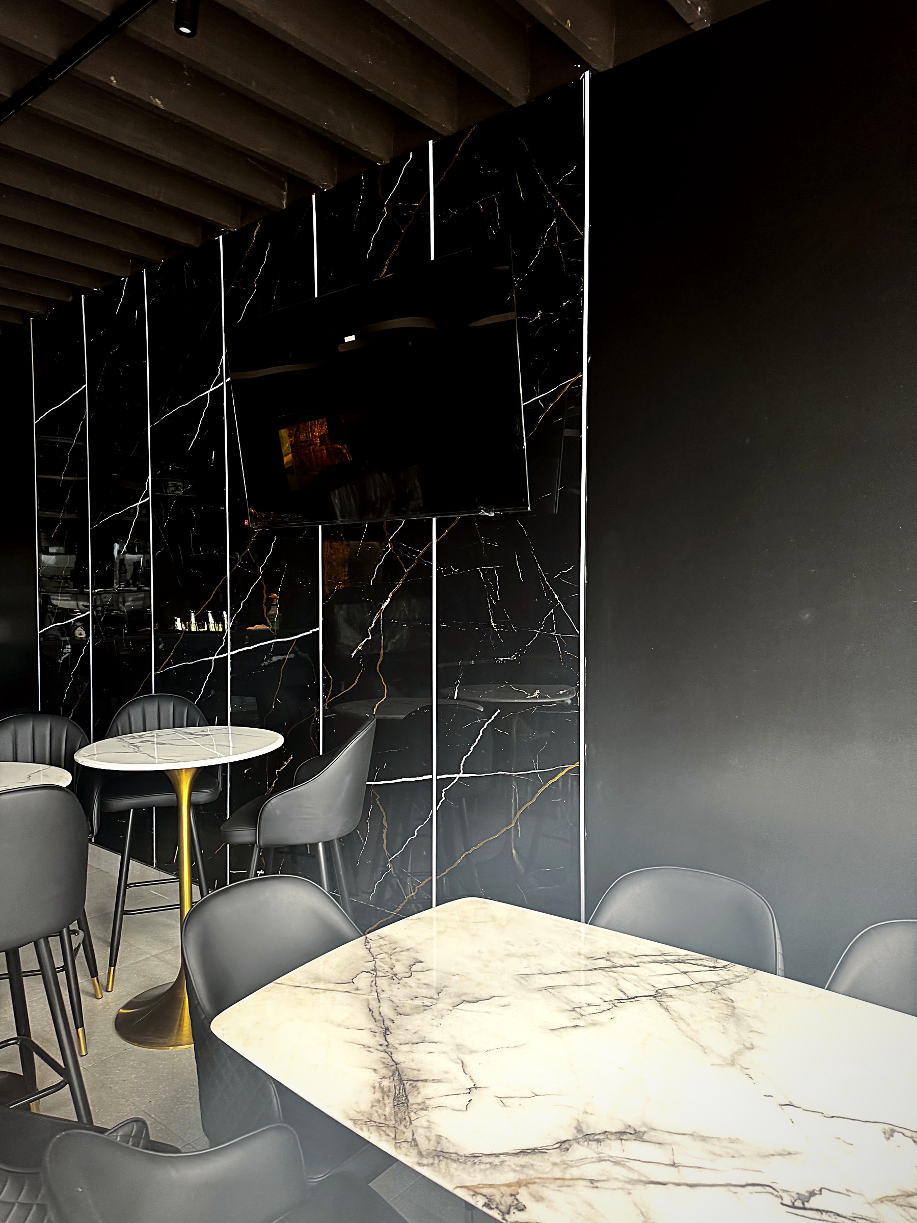 A private karaoke room at Sip & Sing